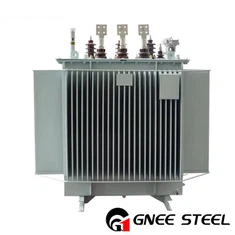 Į alyvą panardinamas įtampos paskirstymo galios transformatorius